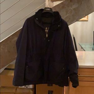 Navy Barbour Jacket Size Medium Lightly Worn